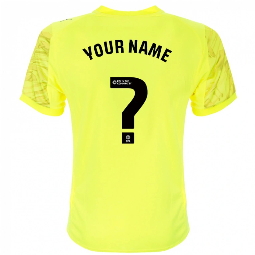 Danxen Women Chesterfield FC Yellow Black Goalkeeper Jersey 2025/26 T-Shirt