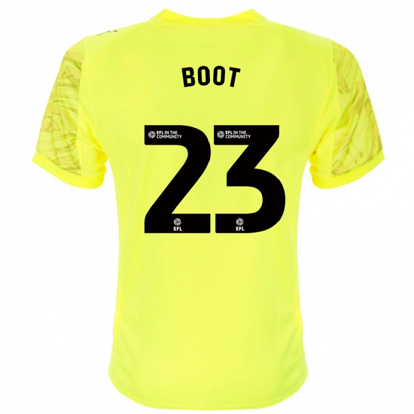 Danxen Women Ryan Boot #23 Yellow Black Goalkeeper Jersey 2025/26 T-Shirt