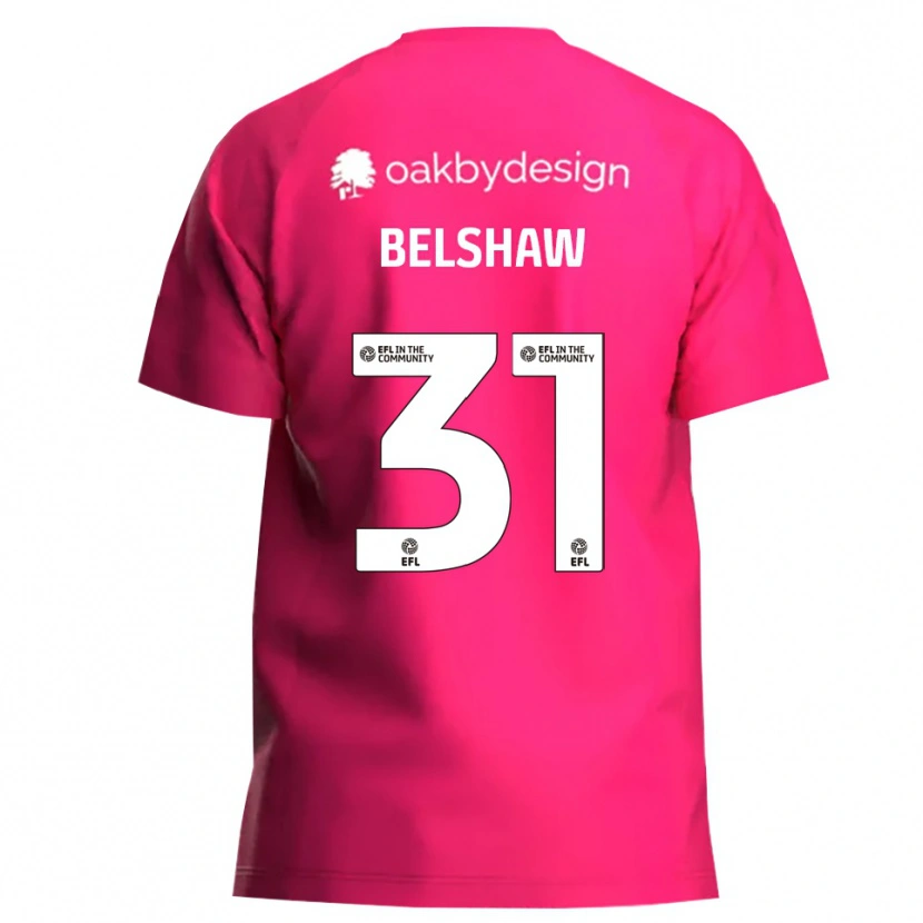 Danxen Women James Belshaw #31 Magenta Goalkeeper Jersey 2025/26 T-Shirt