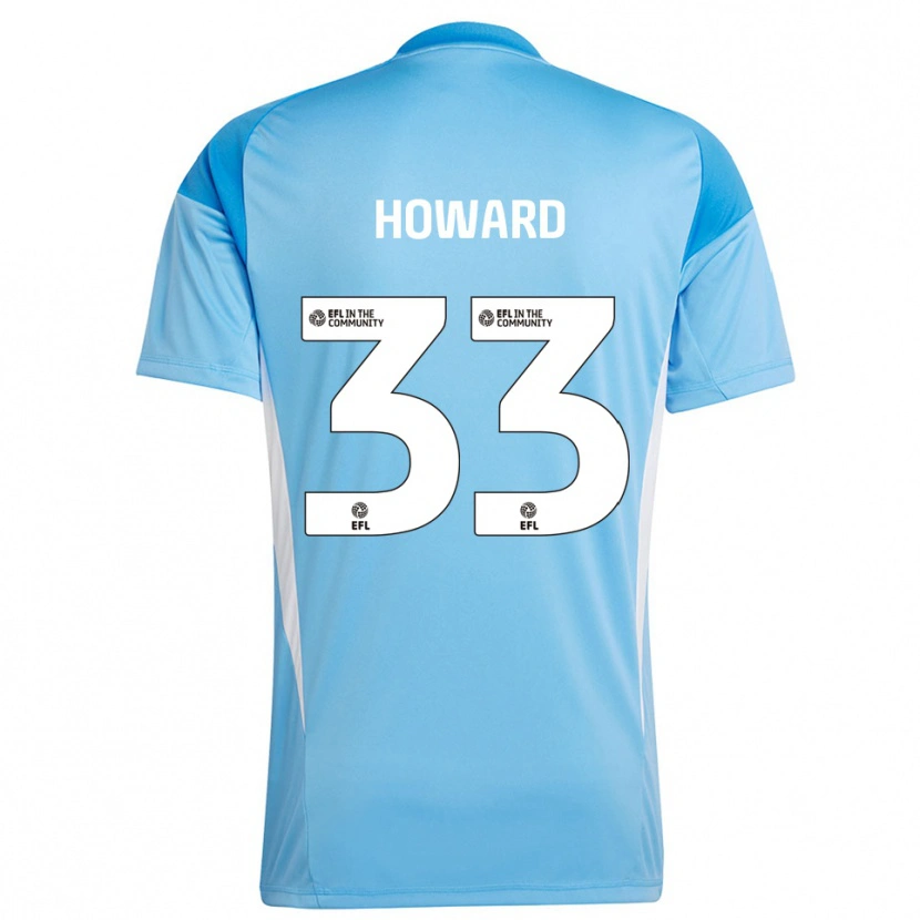 Danxen Women Mark Howard #33 Sky Blue Goalkeeper Jersey 2025/26 T-Shirt