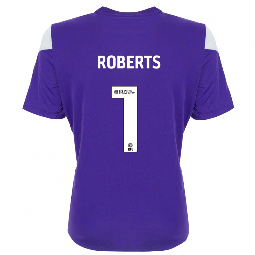 Danxen Women Myles Roberts #1 Purple White Goalkeeper Jersey 2025/26 T-Shirt