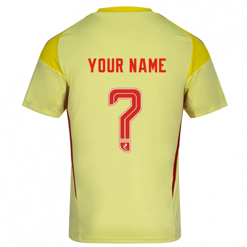 Danxen Women Aberdeen Yellow Red Goalkeeper Jersey 2025/26 T-Shirt
