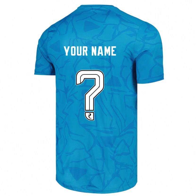 Danxen Women Hibernian FC Blue White Goalkeeper Jersey 2025/26 T-Shirt