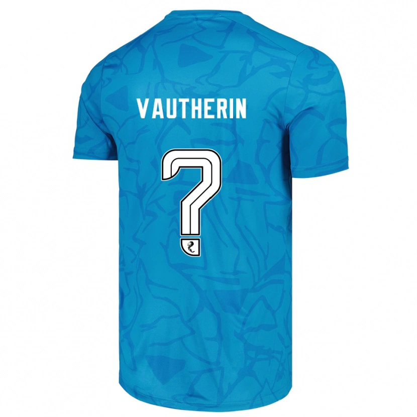 Danxen Women Sam Vautherin #0 Blue White Goalkeeper Jersey 2025/26 T-Shirt