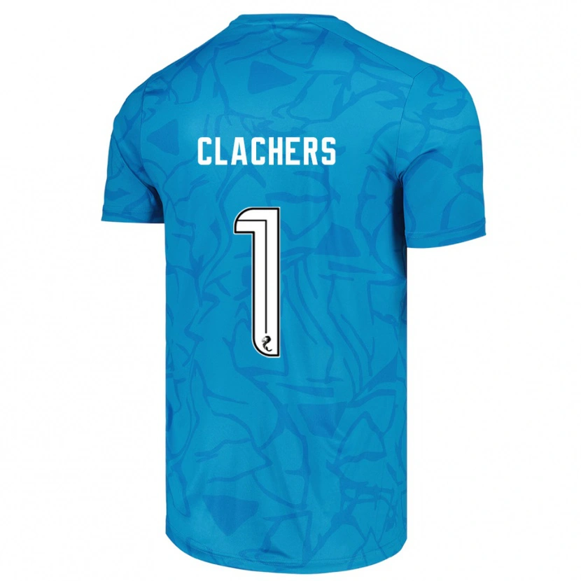 Danxen Women Erin Clachers #1 Blue White Goalkeeper Jersey 2025/26 T-Shirt