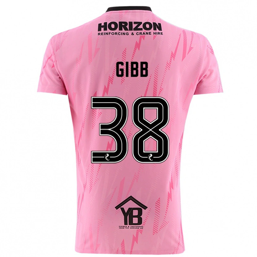 Danxen Women Thomas Gibb #38 Pink Black Goalkeeper Jersey 2025/26 T-Shirt