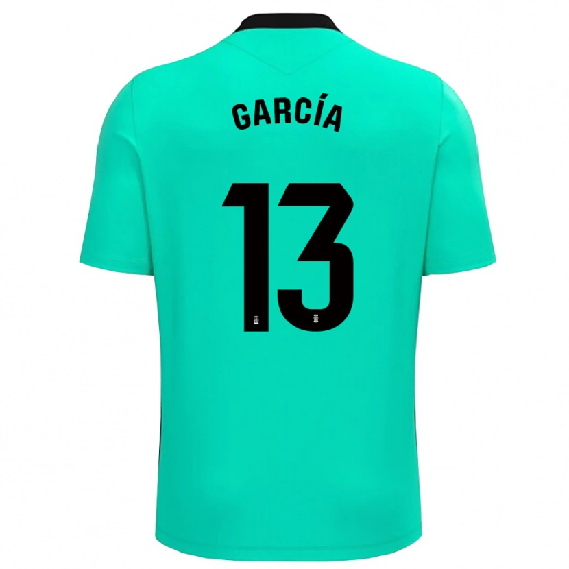 Danxen Women Lucho García #13 Green Black Goalkeeper Jersey 2025/26 T-Shirt