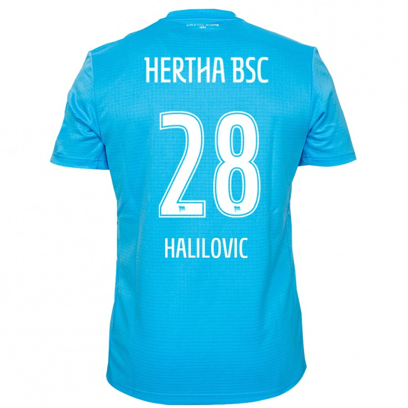 Danxen Women Din Halilovic #28 Light Blue White Goalkeeper Jersey 2025/26 T-Shirt