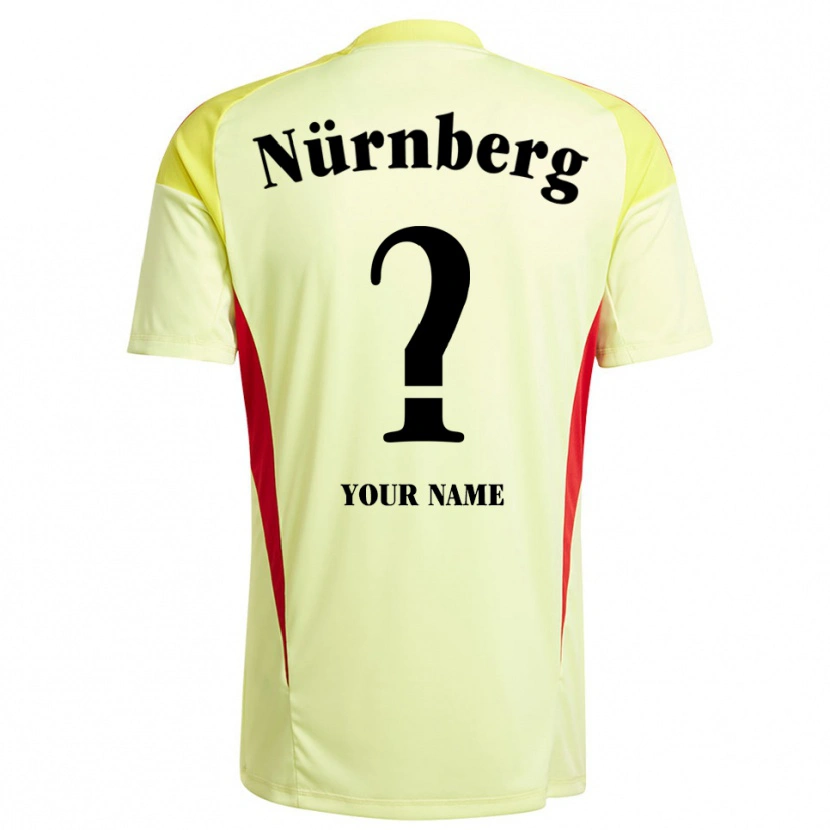 Danxen Women 1. FC Nürnberg Yellow Black Goalkeeper Jersey 2025/26 T-Shirt