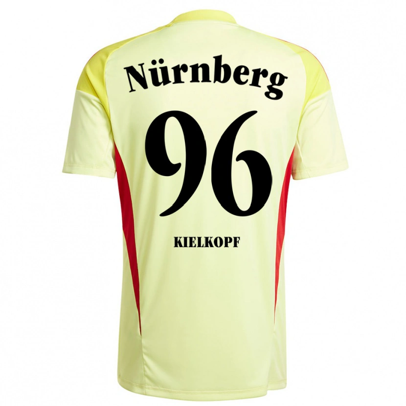 Danxen Women Felix Kielkopf #96 Yellow Black Goalkeeper Jersey 2025/26 T-Shirt