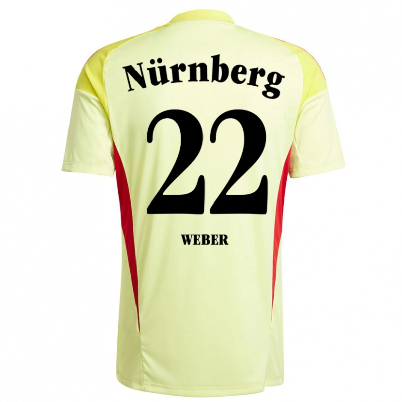 Danxen Women Ruben Weber #22 Yellow Black Goalkeeper Jersey 2025/26 T-Shirt