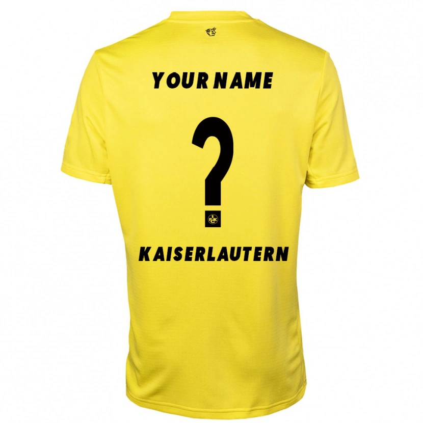 Danxen Women 1. FC Kaiserslautern Yellow Black Goalkeeper Jersey 2025/26 T-Shirt