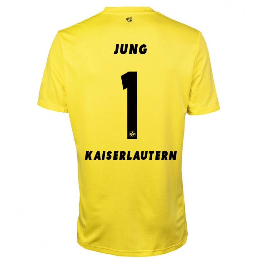 Danxen Women Moritz Jung #1 Yellow Black Goalkeeper Jersey 2025/26 T-Shirt