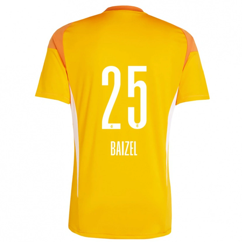 Danxen Women David Baizel #25 Yellow Orange Goalkeeper Jersey 2025/26 T-Shirt