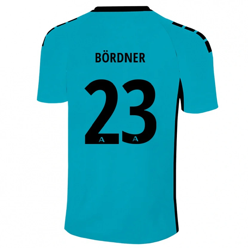 Danxen Women Elias Bördner #23 Cyan Goalkeeper Jersey 2025/26 T-Shirt