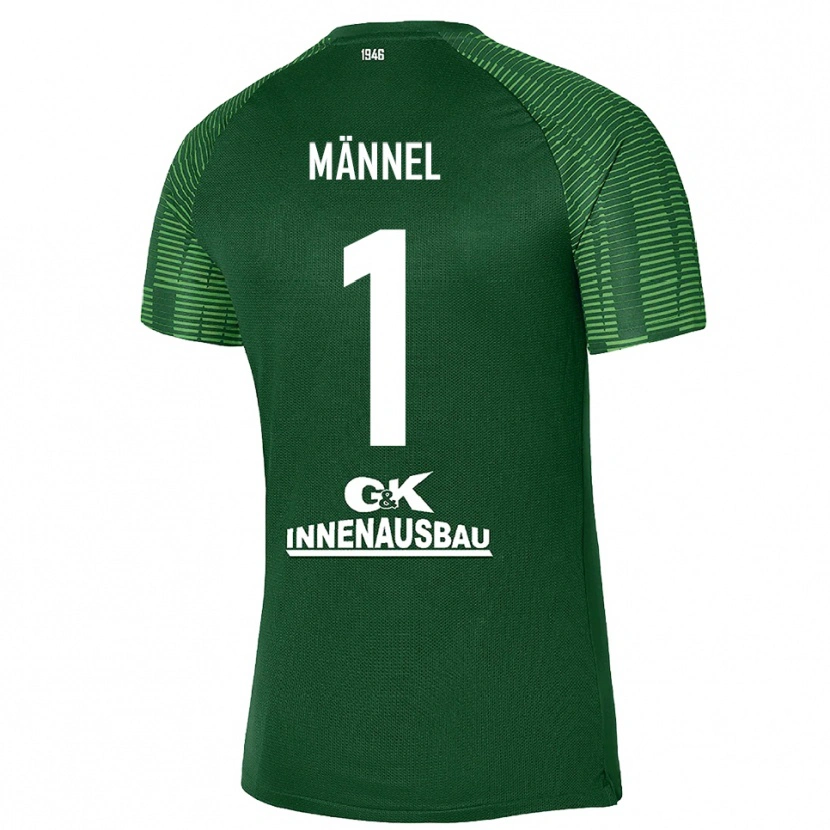 Danxen Women Martin Männel #1 Deep Green Black Goalkeeper Jersey 2025/26 T-Shirt