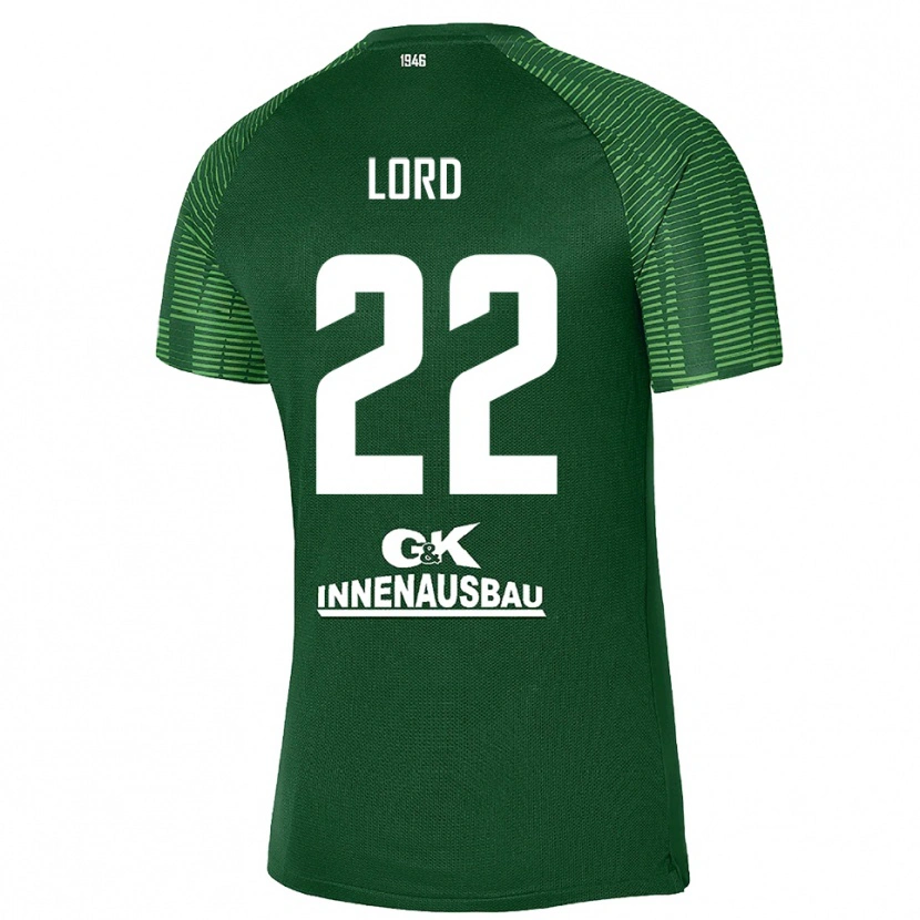 Danxen Women Louis Lord #22 Deep Green Black Goalkeeper Jersey 2025/26 T-Shirt