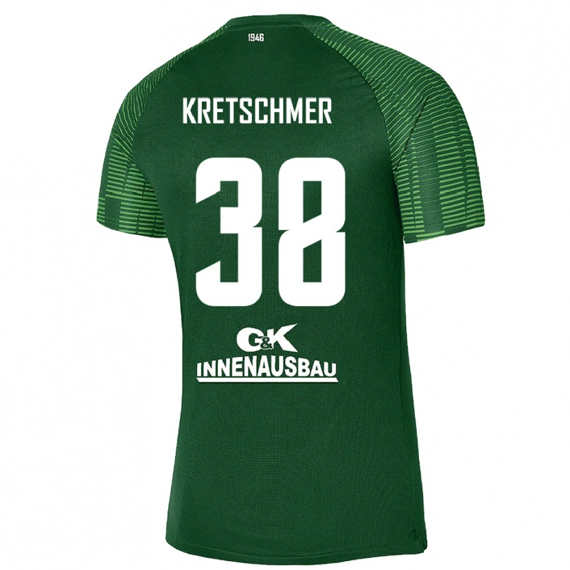 Danxen Women Theo Kretschmer #38 Deep Green Black Goalkeeper Jersey 2025/26 T-Shirt