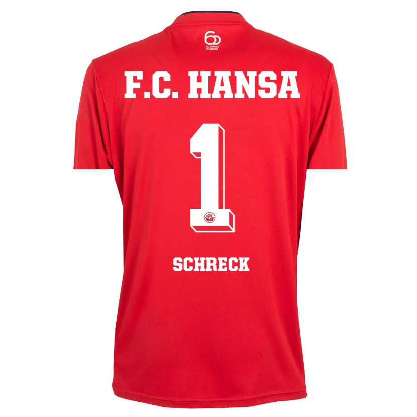 Danxen Women Til Schreck #1 Red White Goalkeeper Jersey 2025/26 T-Shirt