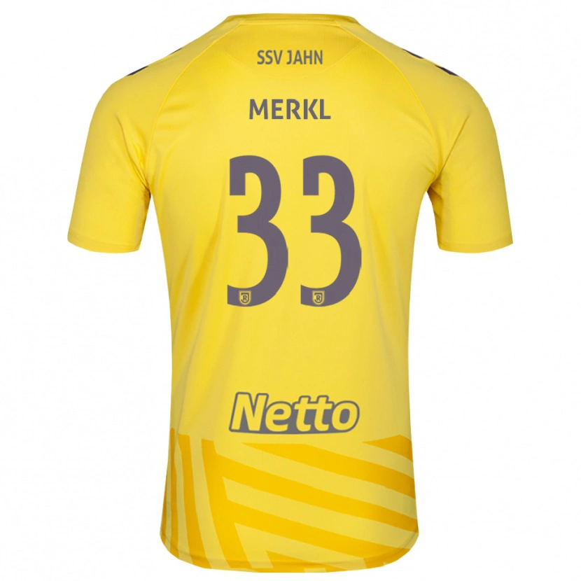 Danxen Women Maurice Merkl #33 Yellow Gray Goalkeeper Jersey 2025/26 T-Shirt