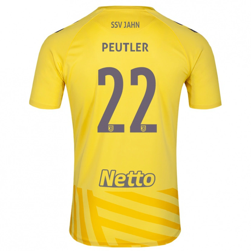 Danxen Women Julio Peutler #22 Yellow Gray Goalkeeper Jersey 2025/26 T-Shirt