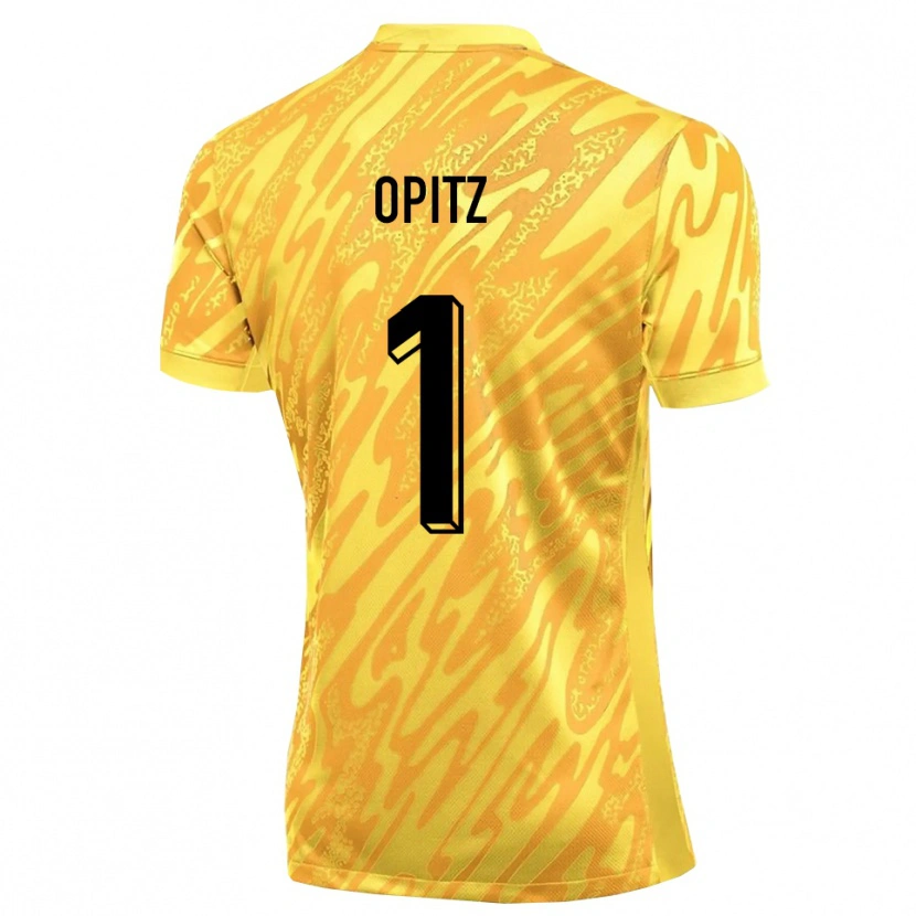 Danxen Women Tom Opitz #1 Yellow Orange Goalkeeper Jersey 2025/26 T-Shirt