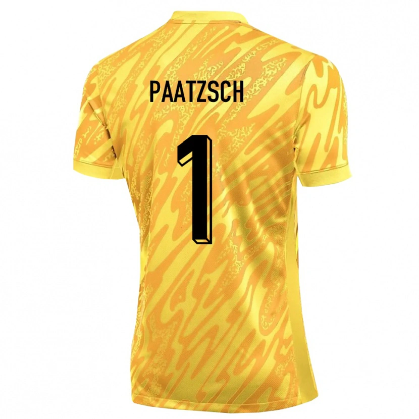 Danxen Women Pascal Paatzsch #1 Yellow Orange Goalkeeper Jersey 2025/26 T-Shirt