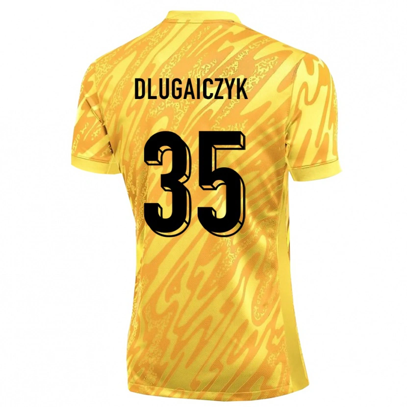 Danxen Women Alexander Dlugaiczyk #35 Yellow Orange Goalkeeper Jersey 2025/26 T-Shirt