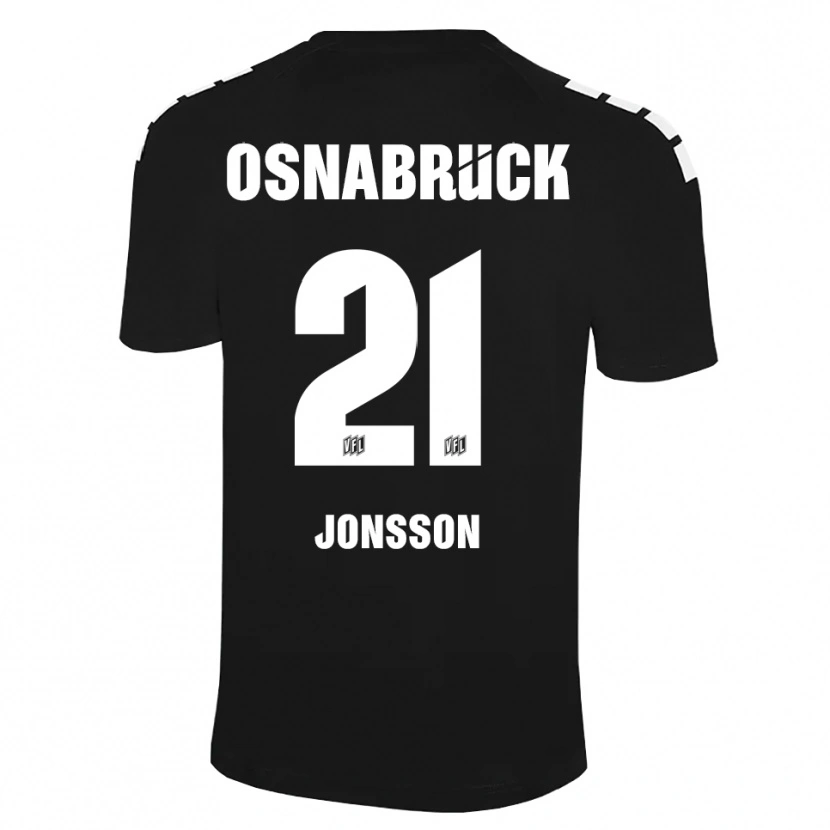 Danxen Women Lukas Jonsson #21 Black White Goalkeeper Jersey 2025/26 T-Shirt