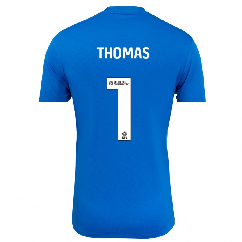 Danxen Women Lucy Thomas #1 Blue White Goalkeeper Jersey 2025/26 T-Shirt