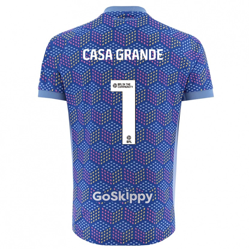 Danxen Women Josey Casa-Grande #1 Blue Black Goalkeeper Jersey 2025/26 T-Shirt