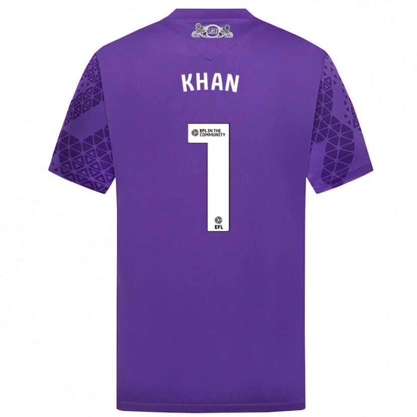 Danxen Women Adam Khan #1 Purple White Goalkeeper Jersey 2025/26 T-Shirt