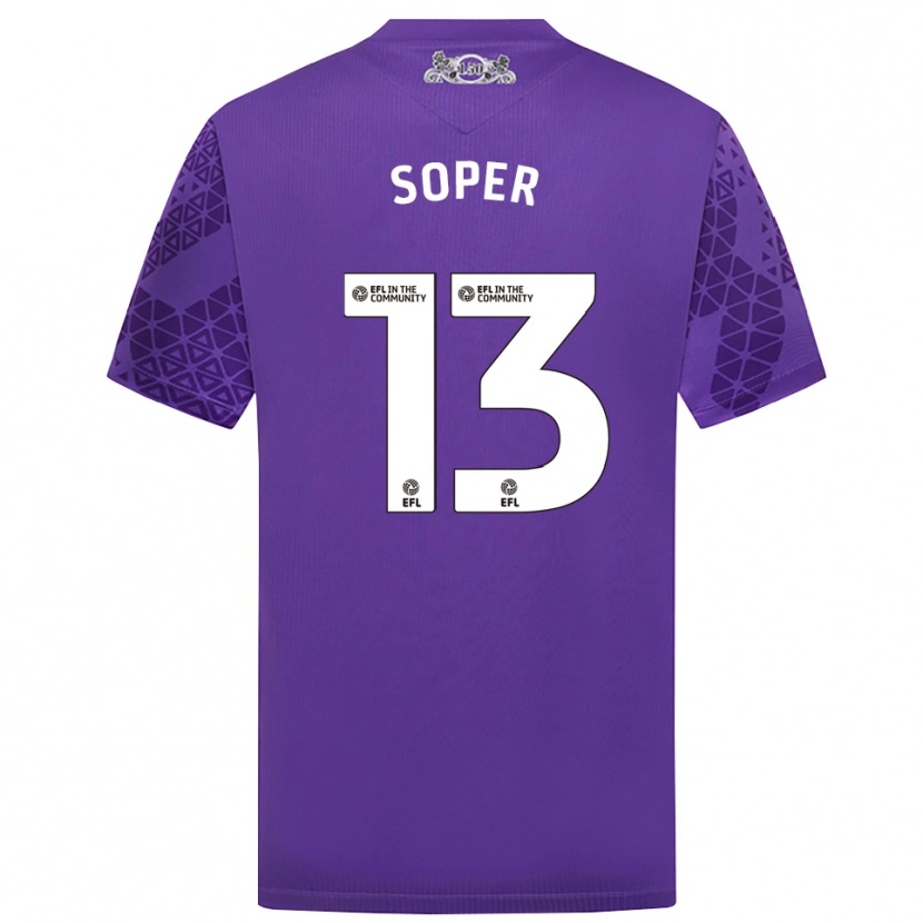 Danxen Women Poppy Soper #13 Purple White Goalkeeper Jersey 2025/26 T-Shirt