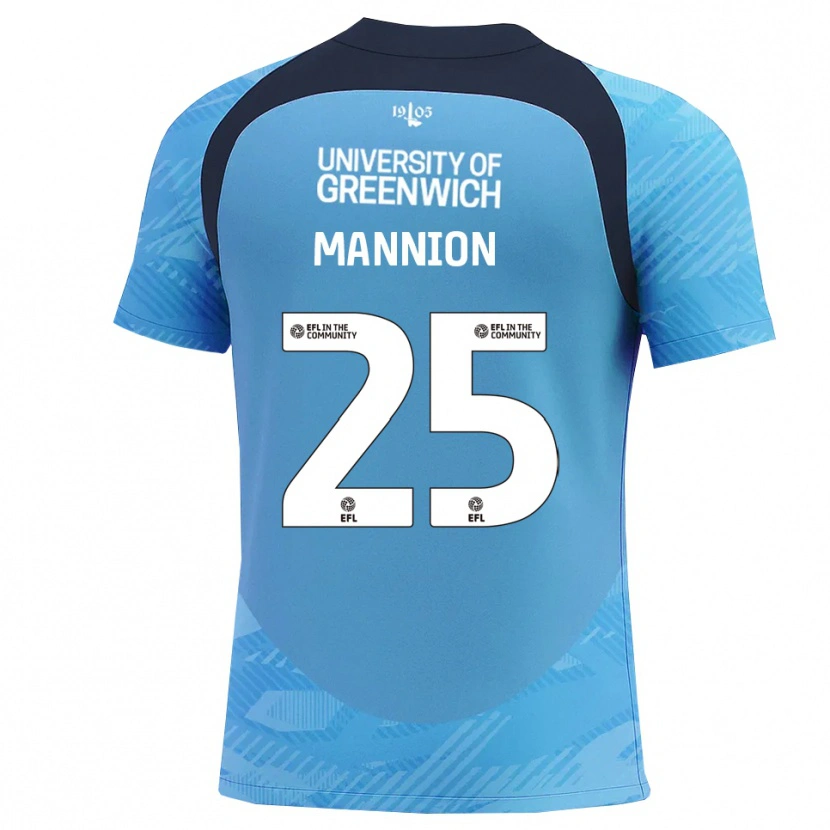 Danxen Women Will Mannion #25 Blue White Goalkeeper Jersey 2025/26 T-Shirt