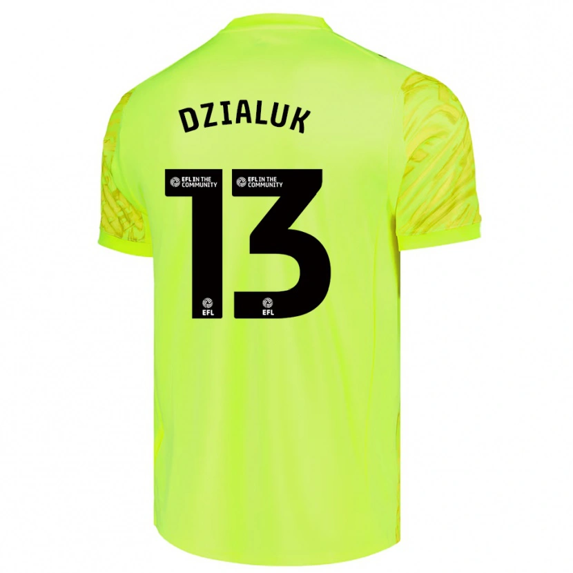 Danxen Women Cristiano Dzialuk #13 Fluorescent Green Goalkeeper Jersey 2025/26 T-Shirt