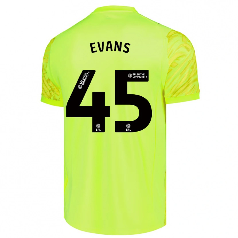 Danxen Women Harry Evans #45 Fluorescent Green Goalkeeper Jersey 2025/26 T-Shirt