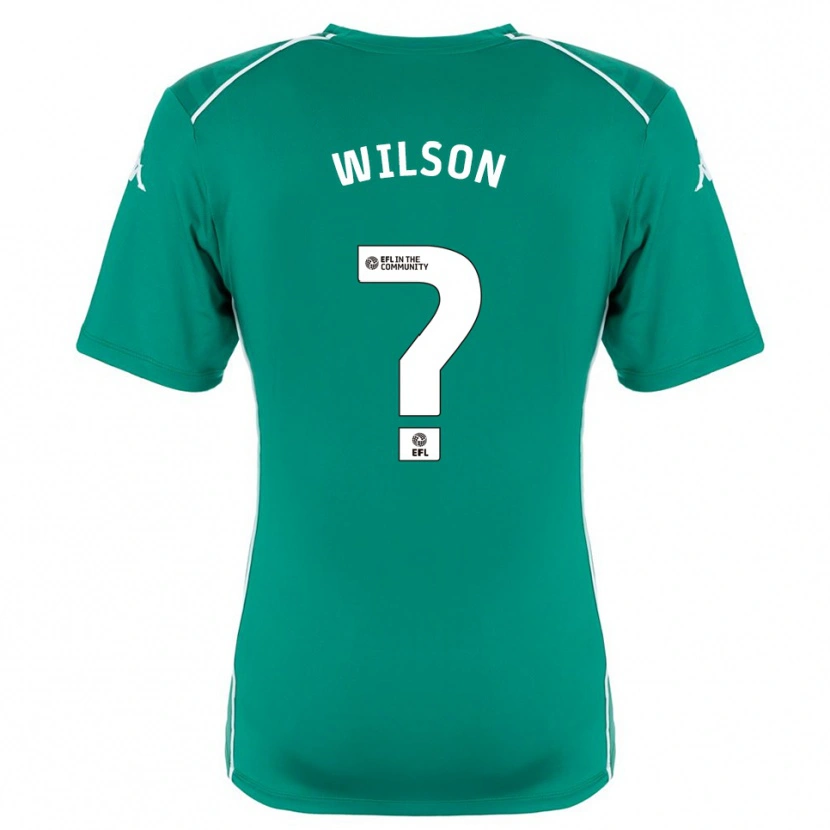 Danxen Women George Wilson #0 Green White Goalkeeper Jersey 2025/26 T-Shirt