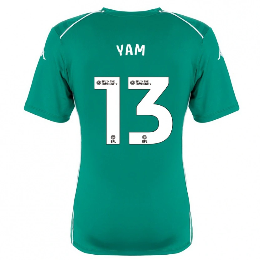 Danxen Women Callum Yam #13 Green White Goalkeeper Jersey 2025/26 T-Shirt