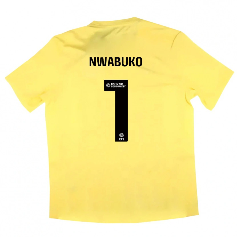 Danxen Women Sam Nwabuko #1 Yellow Black Goalkeeper Jersey 2025/26 T-Shirt