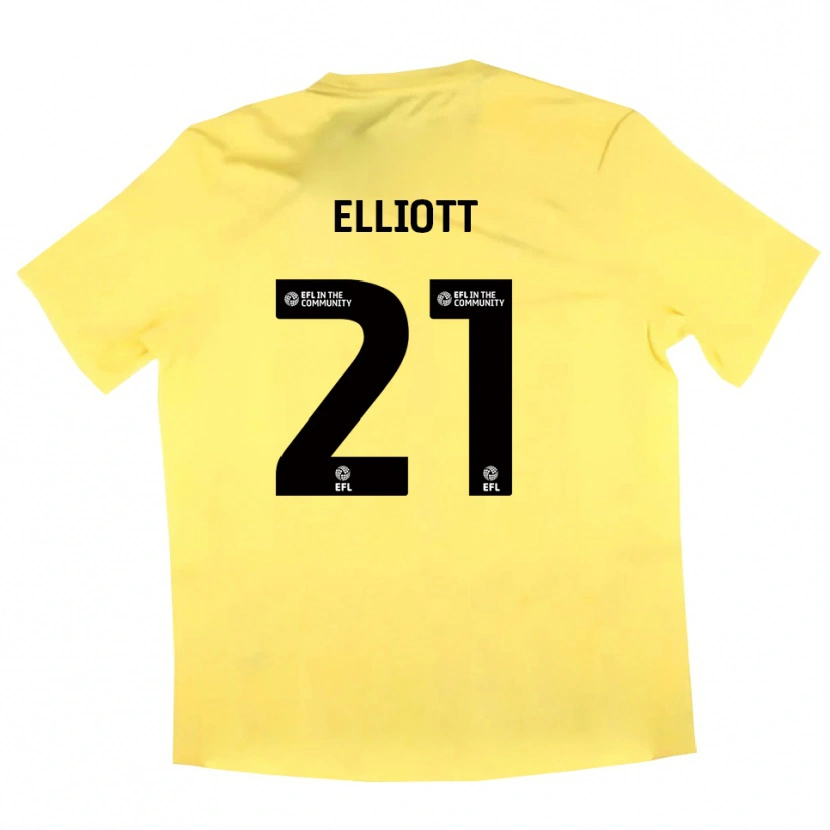 Danxen Women Felix Elliott #21 Yellow Black Goalkeeper Jersey 2025/26 T-Shirt