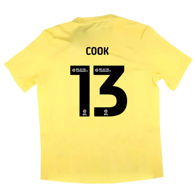 Danxen Women Ruby Cook #13 Yellow Black Goalkeeper Jersey 2025/26 T-Shirt