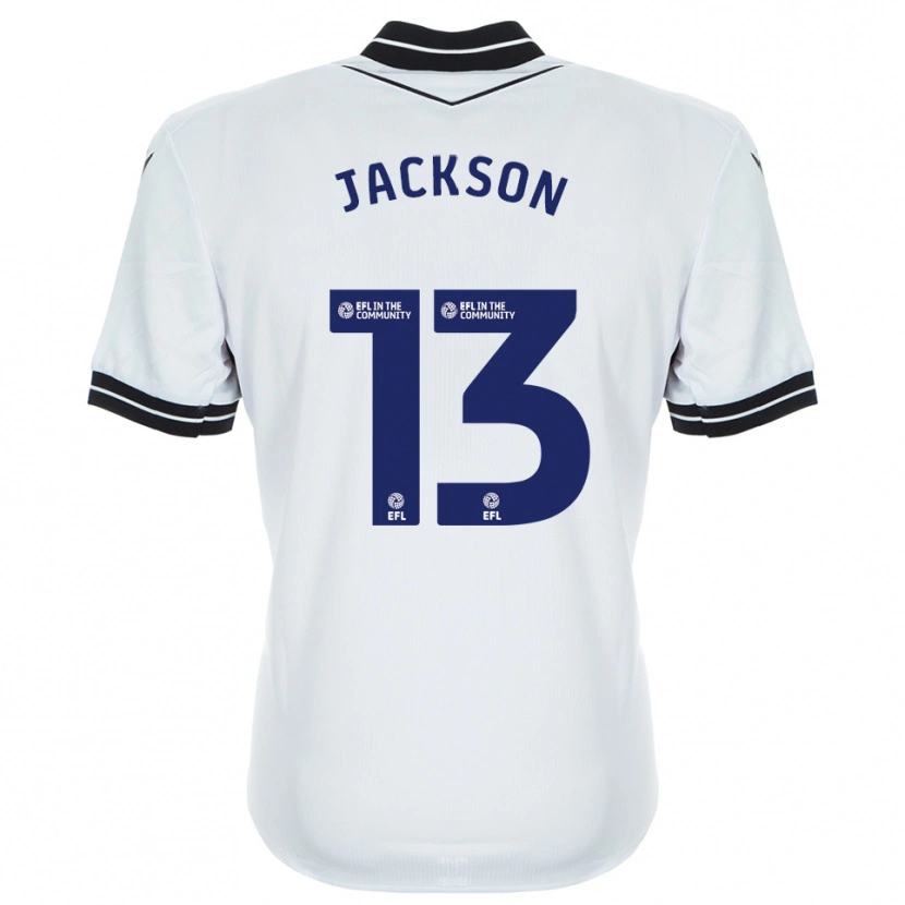Danxen Women Will Jackson #13 White Royal Blue Goalkeeper Jersey 2025/26 T-Shirt
