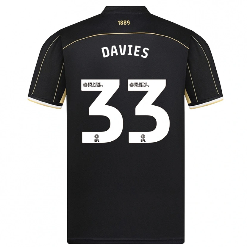 Danxen Women Bethan Davies #33 Black Brown Goalkeeper Jersey 2025/26 T-Shirt
