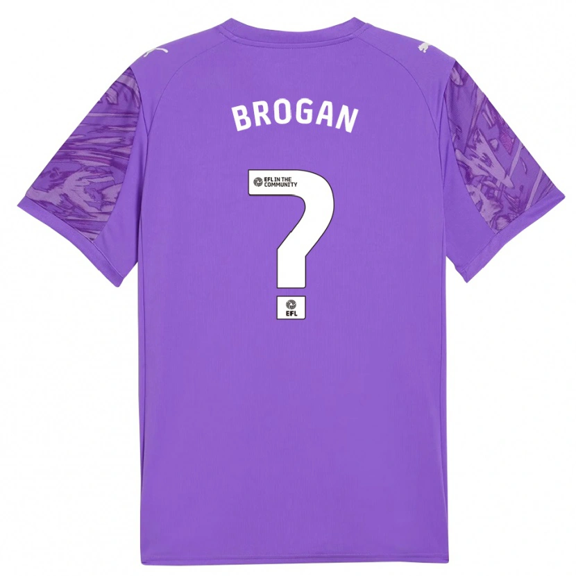 Danxen Women Adam Brogan #0 Purple White Goalkeeper Jersey 2025/26 T-Shirt