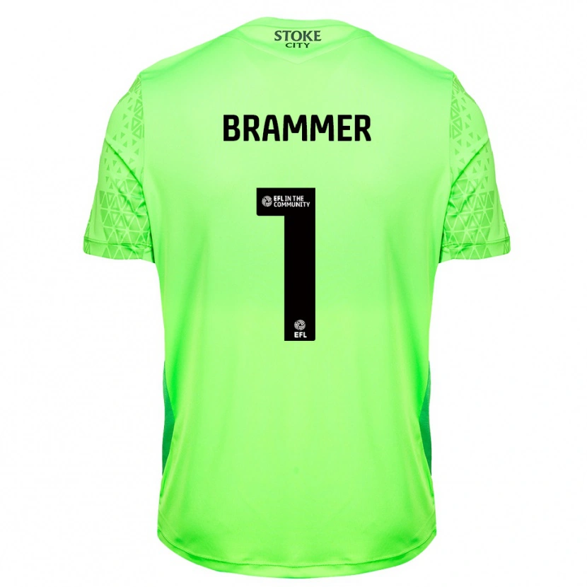 Danxen Women Ruben Brammer #1 Green  Black Goalkeeper Jersey 2025/26 T-Shirt