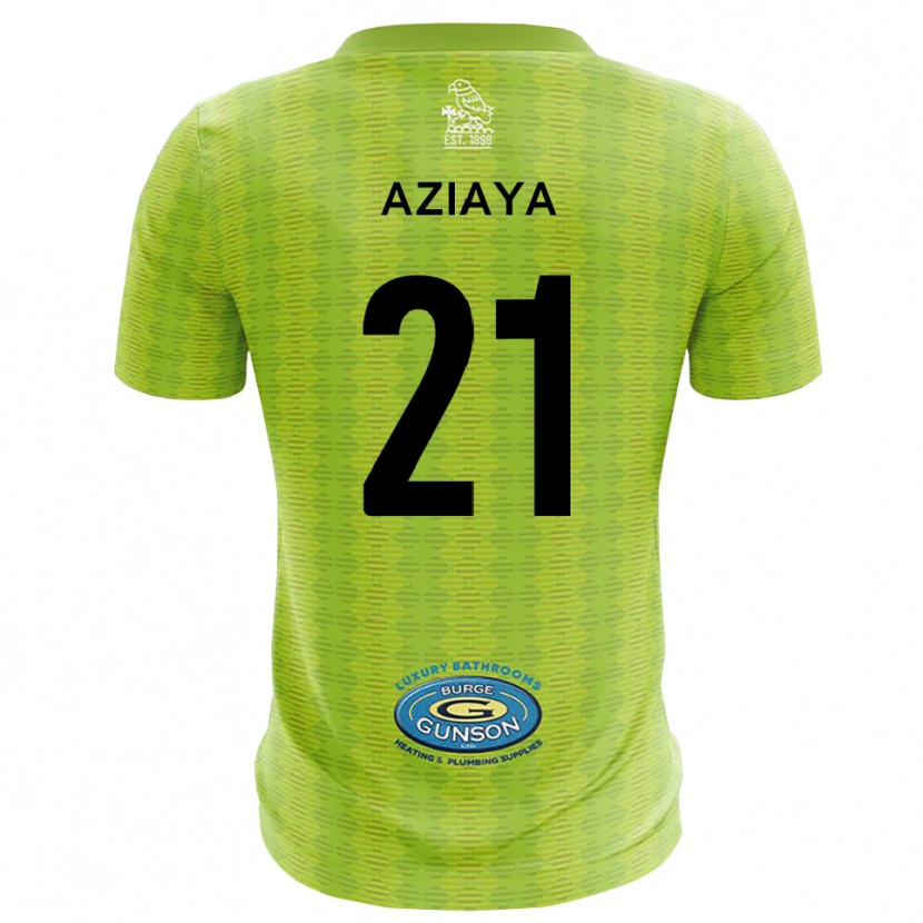 Danxen Women David Aziaya #21 Lawn Green Goalkeeper Jersey 2025/26 T-Shirt