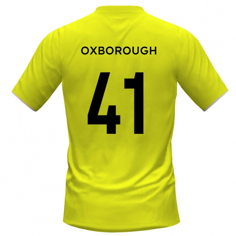 Danxen Women Ewan Oxborough #41 Yellow Black Goalkeeper Jersey 2025/26 T-Shirt