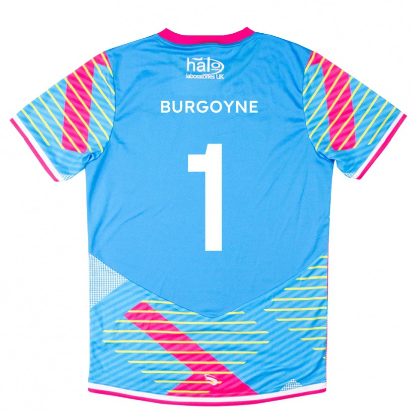Danxen Women Harry Burgoyne #1 Sky Blue Pink Goalkeeper Jersey 2025/26 T-Shirt