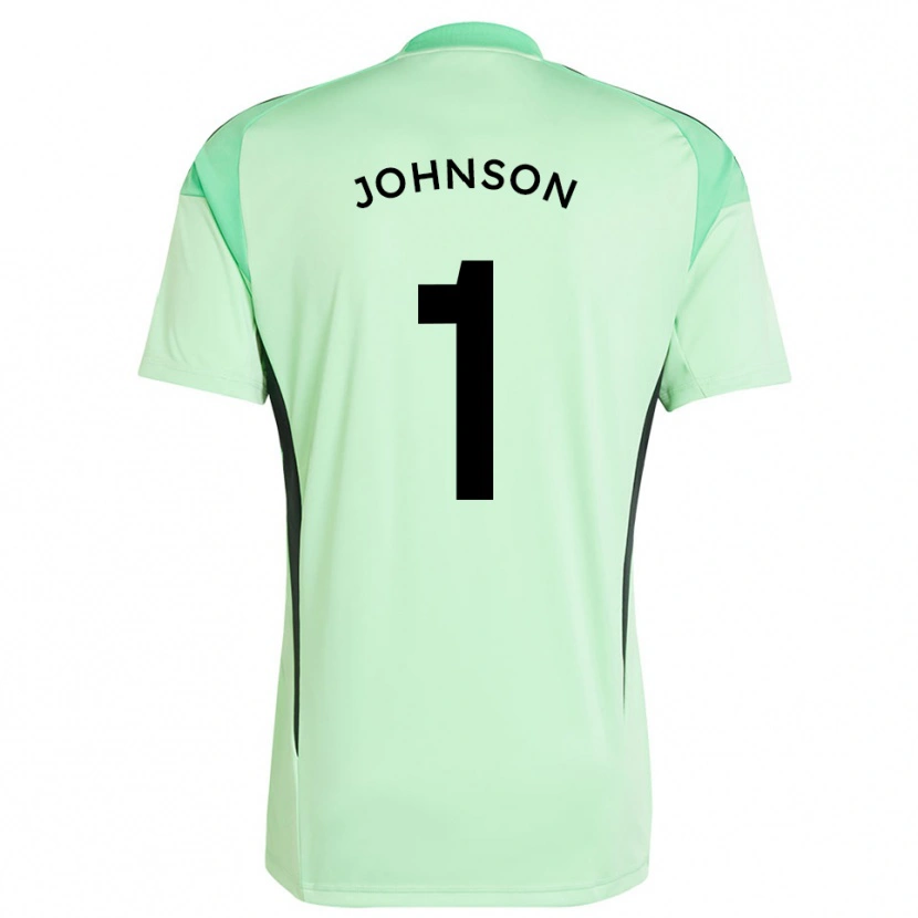 Danxen Women Sam Johnson #1 Grass Green Black Goalkeeper Jersey 2025/26 T-Shirt