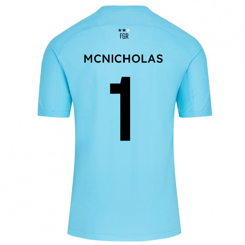 Danxen Women Luke McNicholas #1 Sky Blue White Goalkeeper Jersey 2025/26 T-Shirt